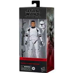 FIGURA PHASE I CLONE TROOPER STAR WARS: EL ATAQUE DE LOS CLONES 15CM