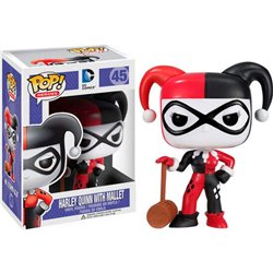 FIGURA POP DC COMICS HARLEY QUINN MAZO EXCLUSIVE