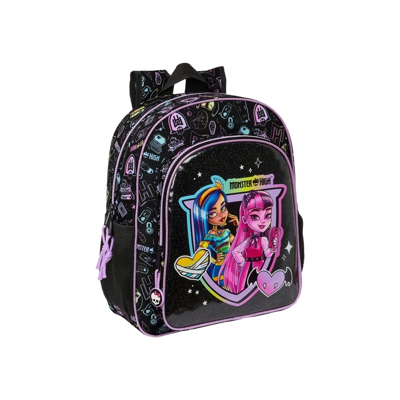 MOCHILA JUNIOR ADAPT.CARRO MONSTER HIGH