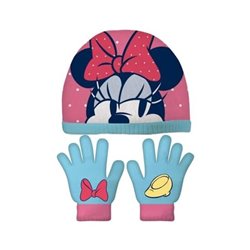 SET GORRO/GUANTES INFANTIL 51/54 MINNIE MOUSE "LUCKY"