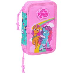 PLUMIER DOBLE PQÑO 28 PCS MY LITTLE PONY "MAGIC"