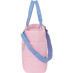 BOLSO CON BOLSILLO PARA PORTATIL 14,1 BENETTON "PINK"