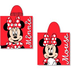 PONCHO TOALLA MINNIE DISNEY ALGODON