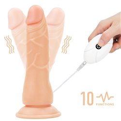 Strap-on with Vibrating Dildo with Remote Control 7.5