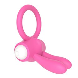 Vibrating Cockring Power Clit Pink