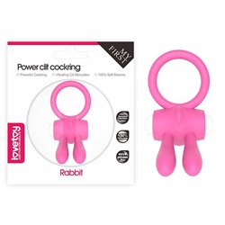 Vibrating Cockring Power Clit Pink