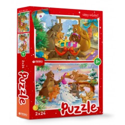 Christmas Bears puzzle junior 24/24 Teile