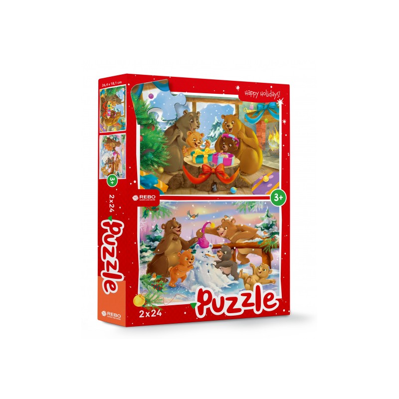 Christmas Bears puzzle junior 24/24 Teile