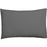 FUNDA DE ALMOHADA GRIS GRAFITO 45X110