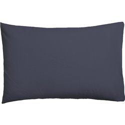 FUNDA DE ALMOHADA AZUL JEANS 45X110