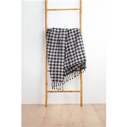 PLAID VERANO DROP - NEGRO - 180X220 CM