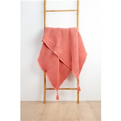 PLAID VERANO ARNIA - SALMON - 180X220 CM