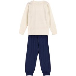 PIJAMA LARGO SINGLE JERSEY MICKEY BEIGE