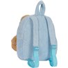 MOCHILA PREESCOLAR CON OSITO SAFTA AZUL PASTEL