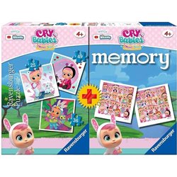 BEBÉS LLORONES MEMORY + PUZZLE TRIPLE