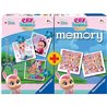 BEBÉS LLORONES MEMORY + PUZZLE TRIPLE