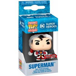 LLAVERO POCKET POP DC COMICS HOLIDAY SUPERMAN EXLUSIVE