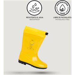 BOTAS LLUVIA PVC LOONEY TUNES PIOLIN YELLOW