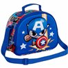 BOLSA PORTAMERIENDAS 3D PUNCH CAPITAN AMERICA VENGADORES AVENGERS MARVEL