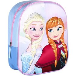 MOCHILA INFANTIL 3D FROZEN BLUE