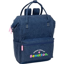 MOCHILA CON ASAS PARA PORTATIL 13" BENETTON "DENIM"