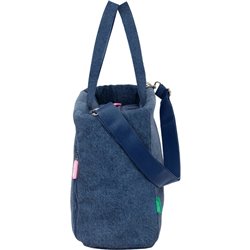 BOLSO CON BOLSILLO PARA PORTATIL 14,1 BENETTON "DENIM"