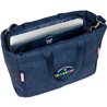 BOLSO CON BOLSILLO PARA PORTATIL 14,1 BENETTON "DENIM"