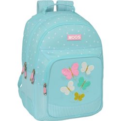 MOCHILA DOBLE ADAPT.CARRO RECICLADO MOOS "BUTTERFLIES"