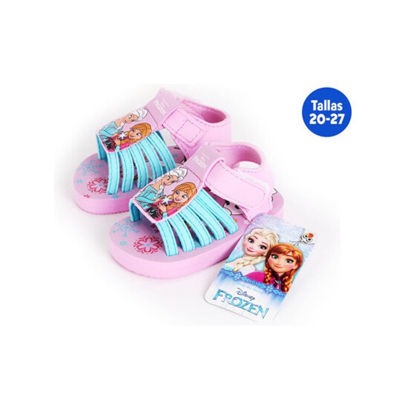 SANDALIAS PLAYA CON VELCRO FROZEN TALLA 22