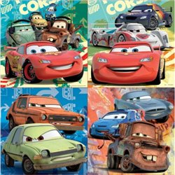 CARS PUZZLES PROGRESIVOS 12-16-20-25