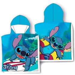 PONCHO TOALLA SURF STITCH DISNEY MICROFIBRA