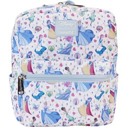 MOCHILA NYLON MANGA STYLE PRINCESAS DISNEY LOUNGEFLY 24CM