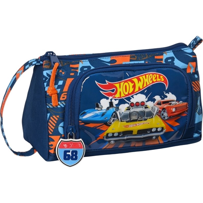 PORTATODO CON BOLSILLO DESPLEGABLE LLENO HOT WHEELS "SPEED CLUB"