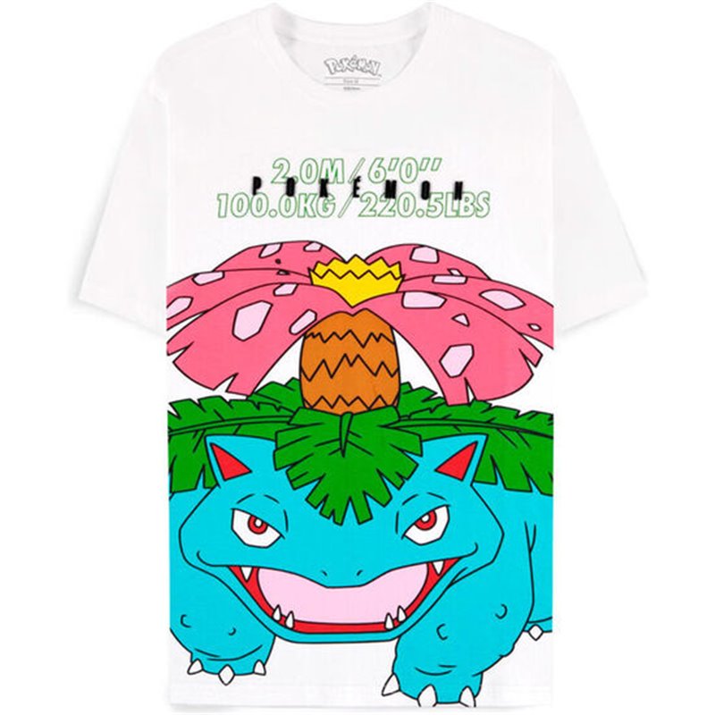 CAMISETA MUJER VENUSAUR POKEMON