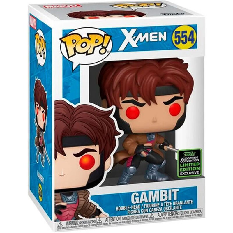 FIGURA POP MARVEL X-MEN GAMBIT EXCLUSIVE