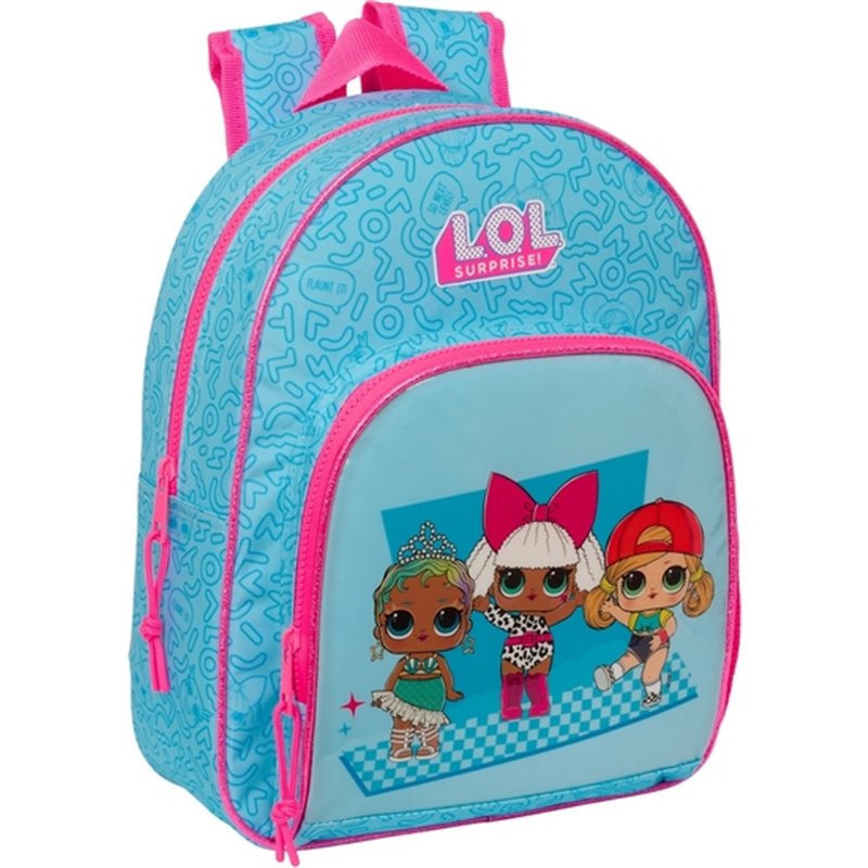 MOCHILA INFANTIL ADAPT.CARRO LOL SURPRISE! "DIVAS"