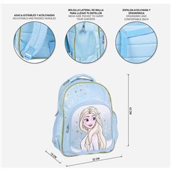 MOCHILA ESCOLAR MEDIANA 42 CM FROZEN BLUE