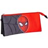 ESTUCHE PORTATODO 3 COMPARTIMENTOS SPIDERMAN BLACK