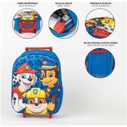 MOCHILA INFANTIL TROLLEY 3D PAW PATROL