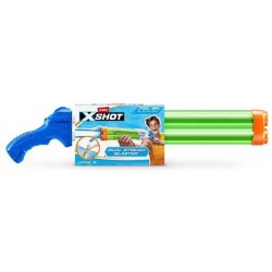 PISTOLA DE AGUA X-SHOT QUAD STREAM BLASTER CON DOS CAÑONES 135X596X57CM - MODELOS SURTIDOS