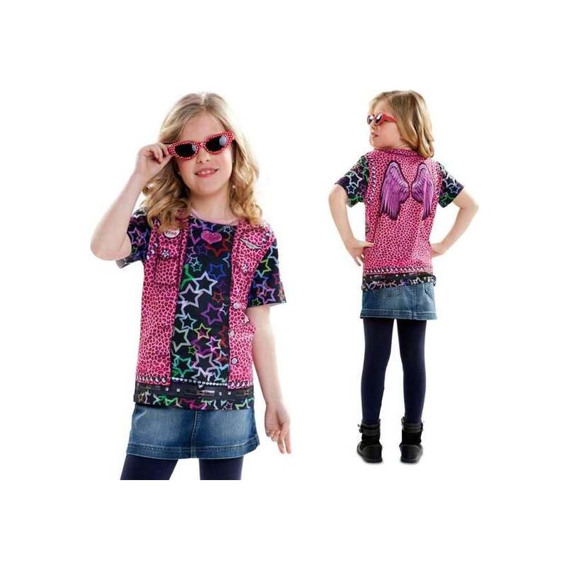 DISFRAZ INFANTIL ROCKSTAR 2-4 AÑOS (CAMISETA)