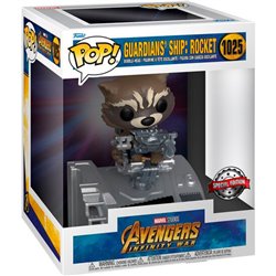 FIGURA POP DELUXE MARVEL GUARDIANES DE LA GALAXIA GUARDIANS SHIP ROCKET EXCLUSIVE