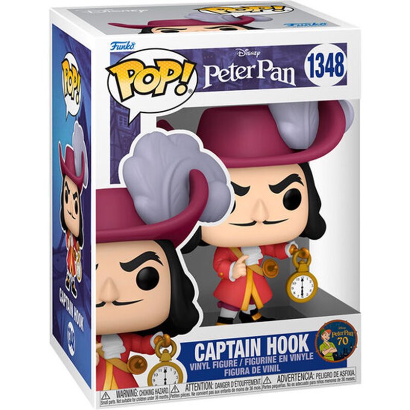 FIGURA POP DISNEY PETER PAN 70TH ANNIVERSARY CAPTAIN HOOK