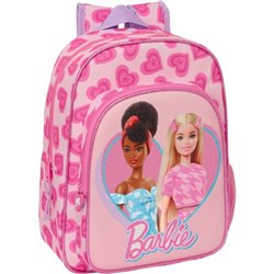 MOCHILA INFANTIL ADAPT.CARRO BARBIE "LOVE"