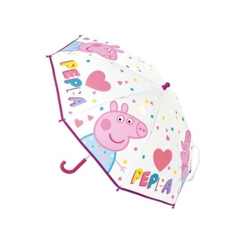 PARAGUAS MANUAL 46 CM PEPPA PIG "HAVING FUN"