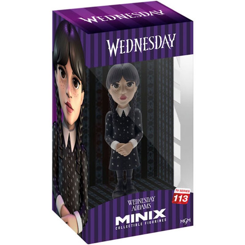 FIGURA MINIX MIERCOLES ADDAMS WEDNESDAY 12CM