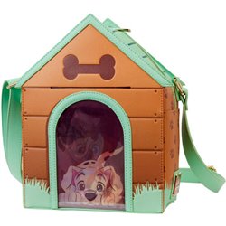 BOLSO LENTICULAR I HEART DOGS DOG HOUSE DISNEY LOUNGEFLY