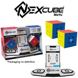 NEXCUBE CUBO 3X3 PACK CON CRONOMETRO, EN QUE TIEMPO RESOLVERÁS EL CUBO?