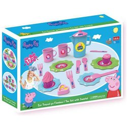 SET DE TE PEPPA PIG 17 PZAS.