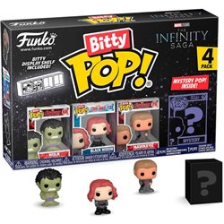 BLISTER 4 FIGURAS BITTY POP MARVEL THE INFINITY SAGA HULK